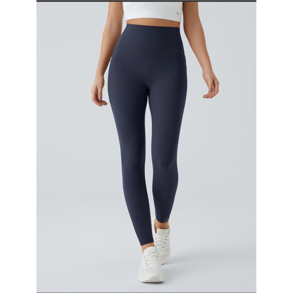 High-Waist Navy Active Leggings – Women’s Performance Essential